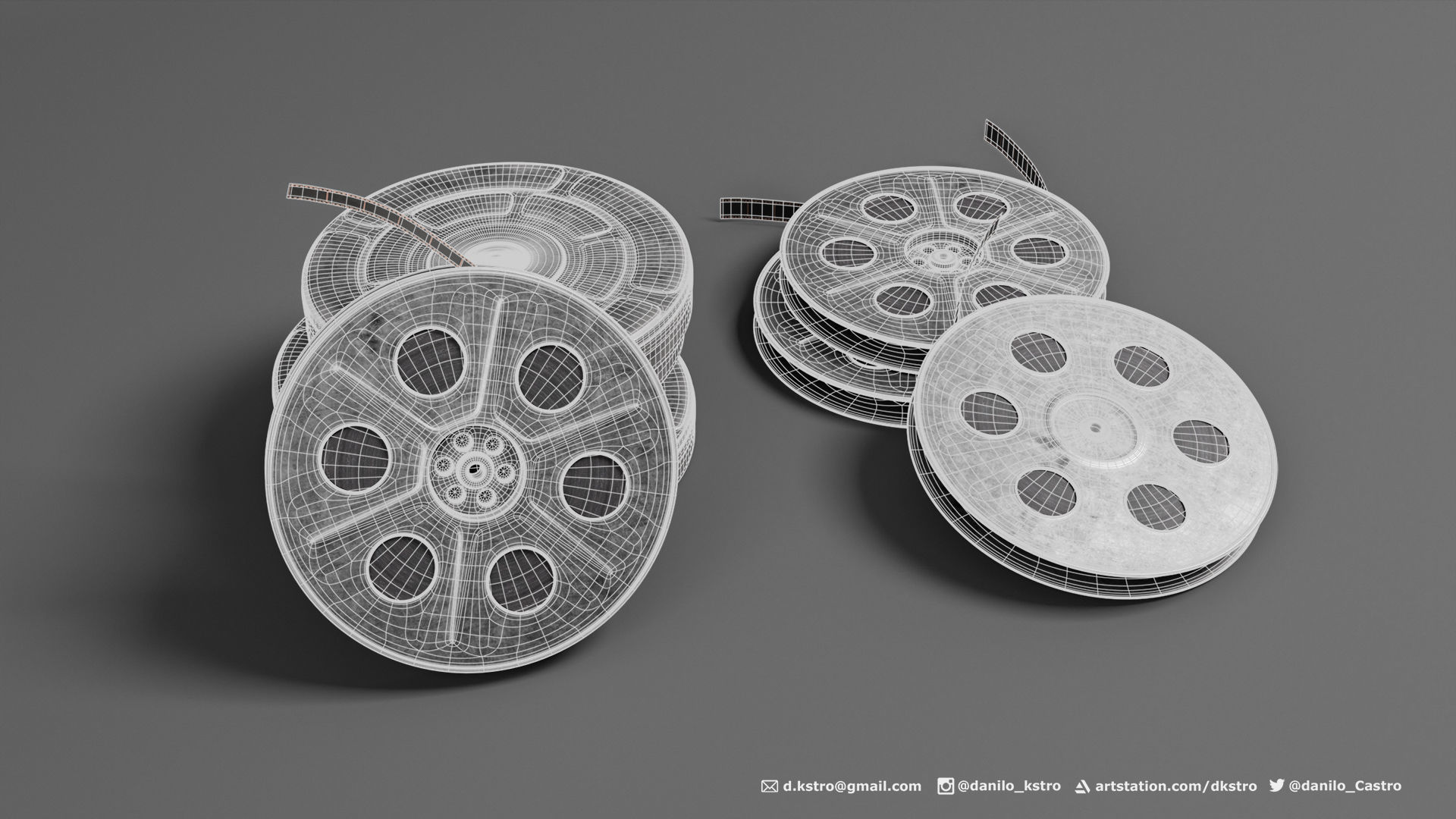 Movie Package 3D model_10