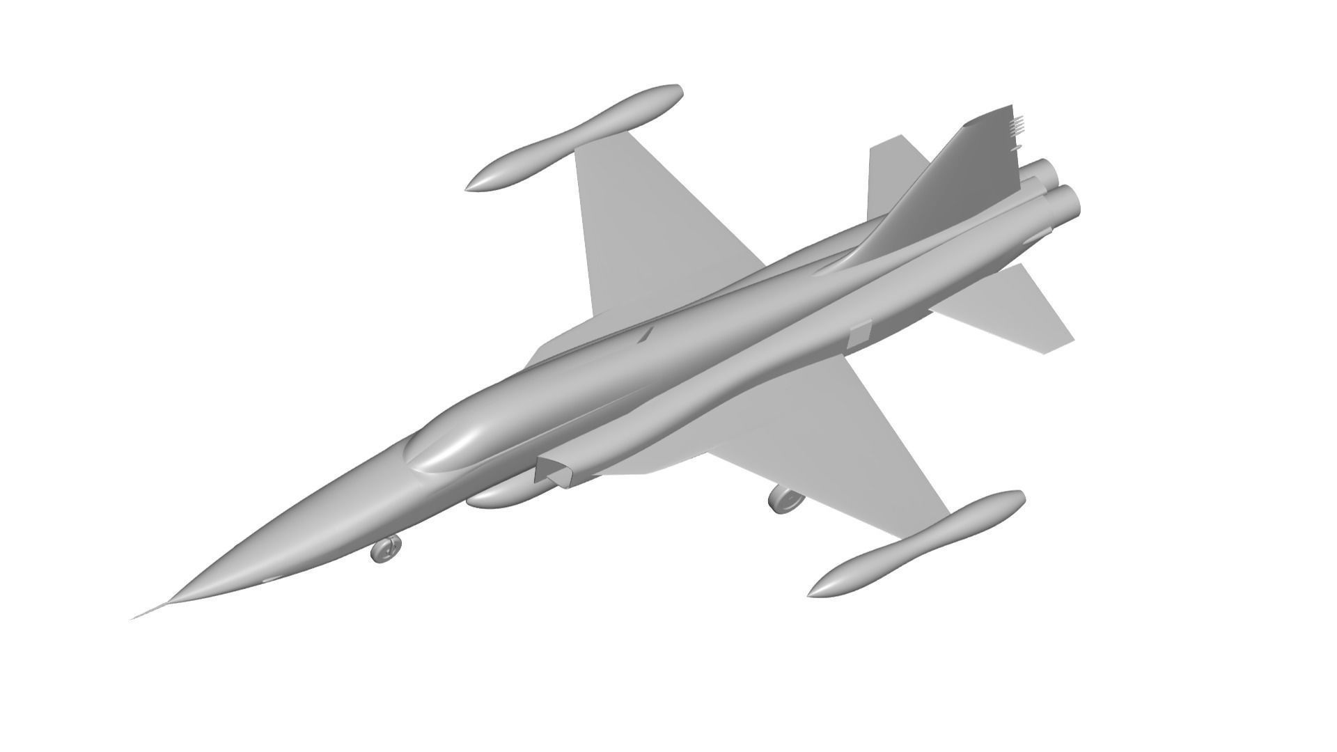 F-5E TIGER 3D model_1