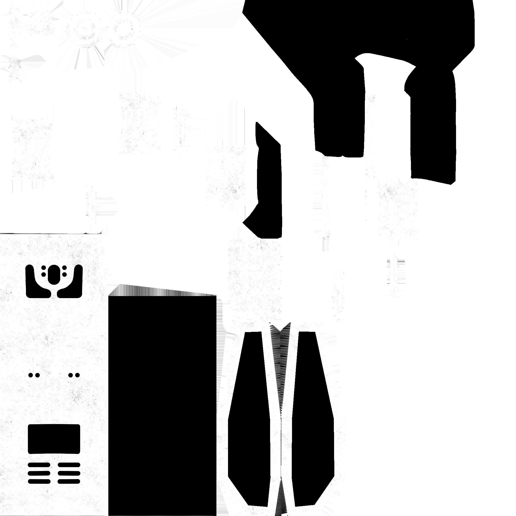 SciFi Backpack F01 Dark Metal - Fashion Character Design Low-poly 3D model_22