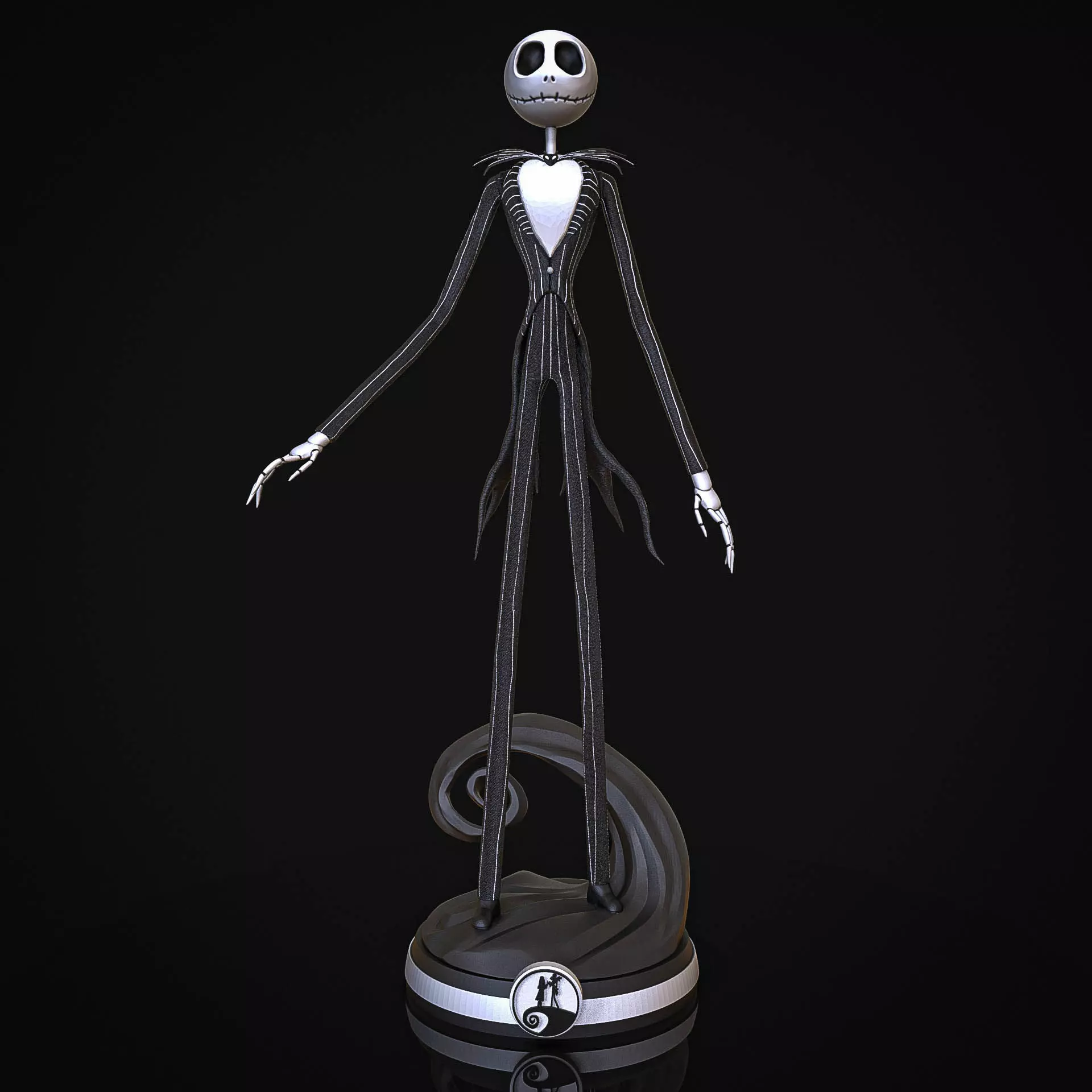 Jack Skellington - HE NIGHTMARE BEFORE CHRISTMAS 3D print model_0