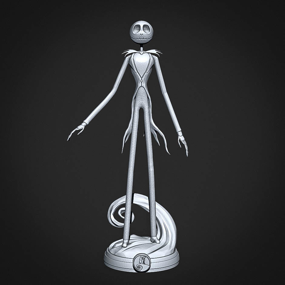 Jack Skellington - HE NIGHTMARE BEFORE CHRISTMAS 3D print model_2