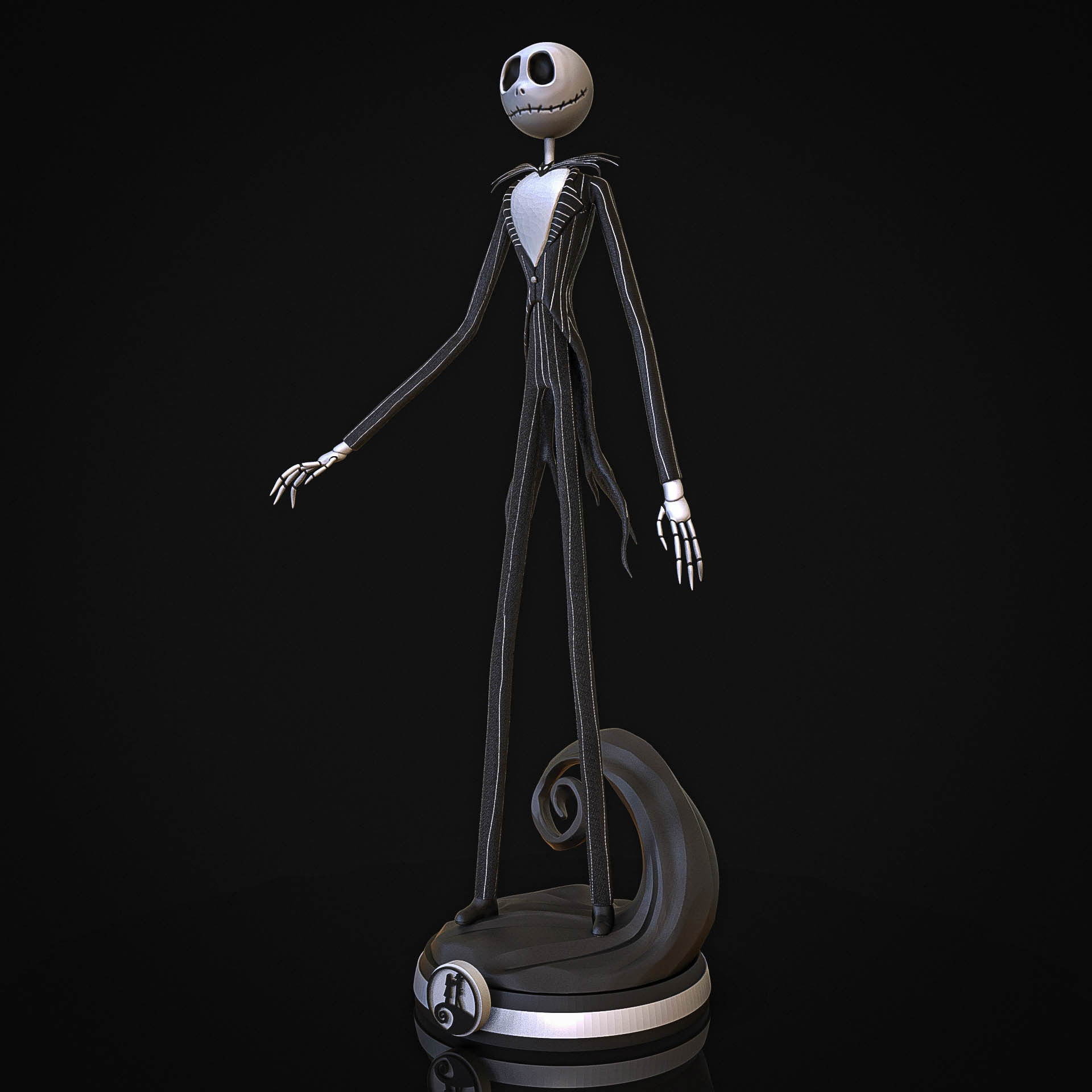 Jack Skellington - HE NIGHTMARE BEFORE CHRISTMAS 3D print model_3