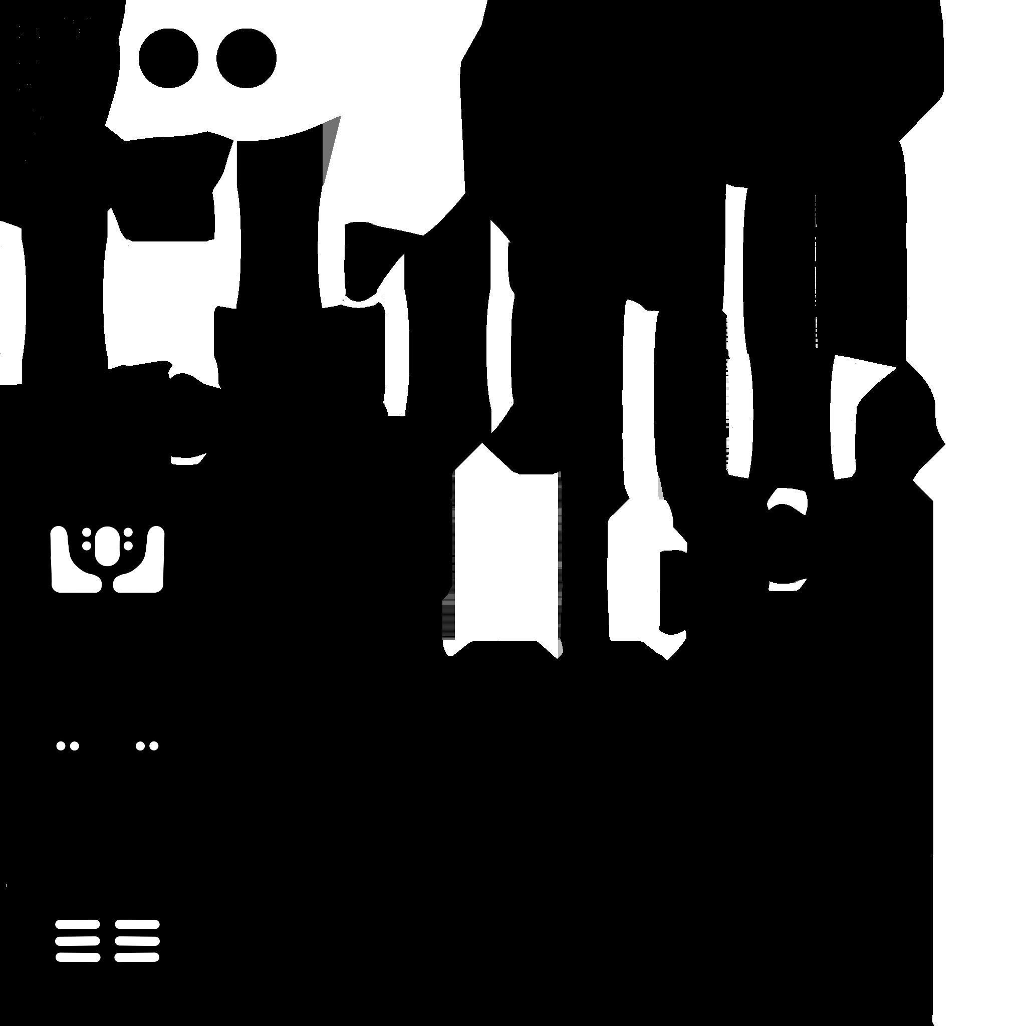 SciFi Backpack F03 Black Gold - Fashion Character Design Low-poly 3D model_22