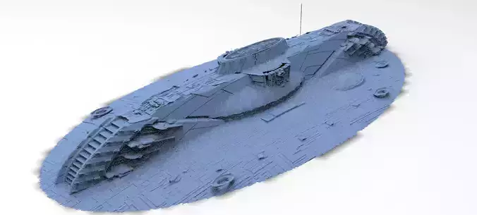 Art Deco Sci-F Mothership base 1