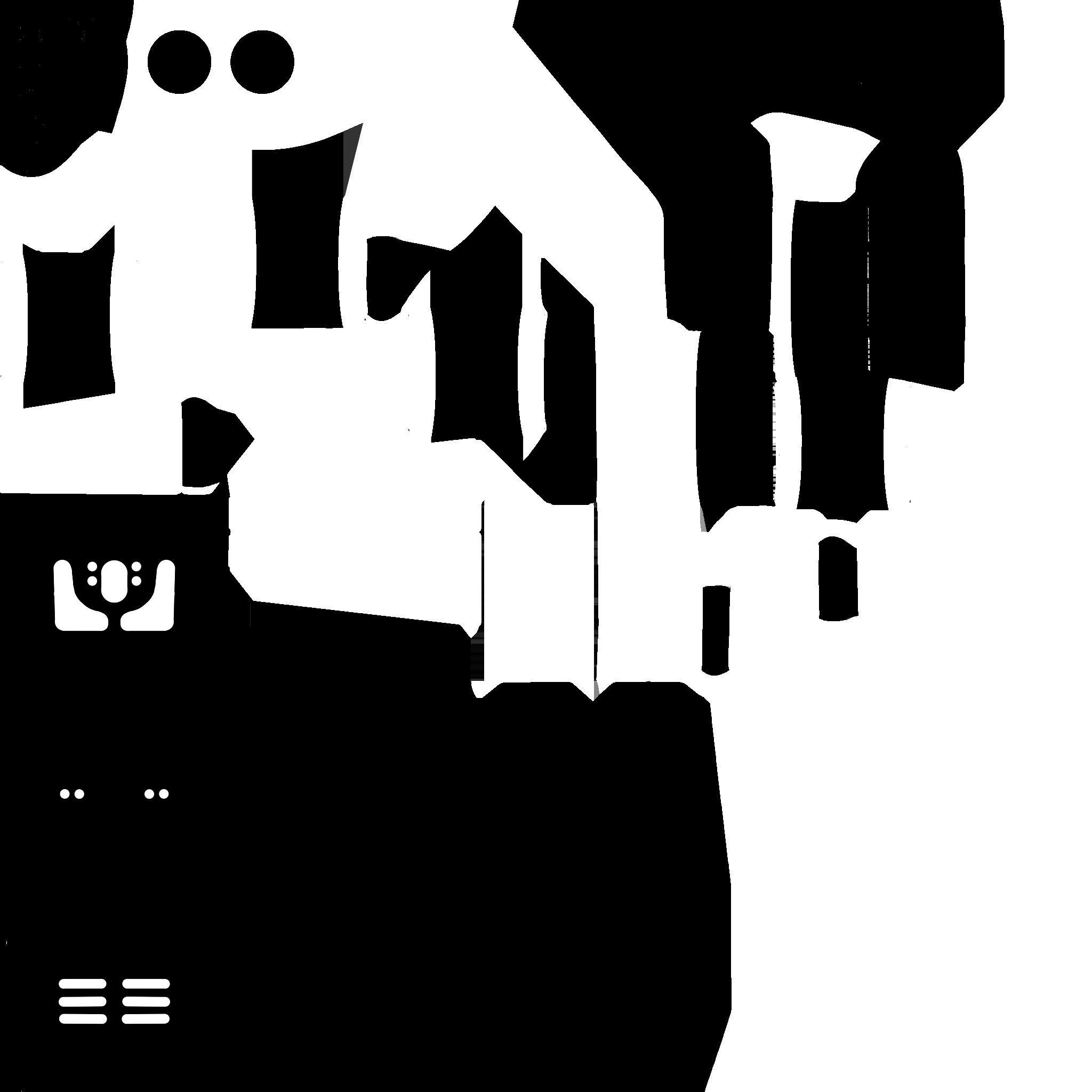 SciFi Backpack F04 White Gold - Fashion Character Design Low-poly 3D model_22