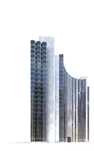 Retro Building Tall As A Skyscraper