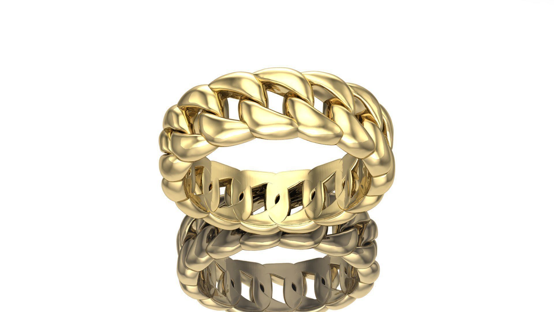 Cuban ring 3D model 3D print model_3