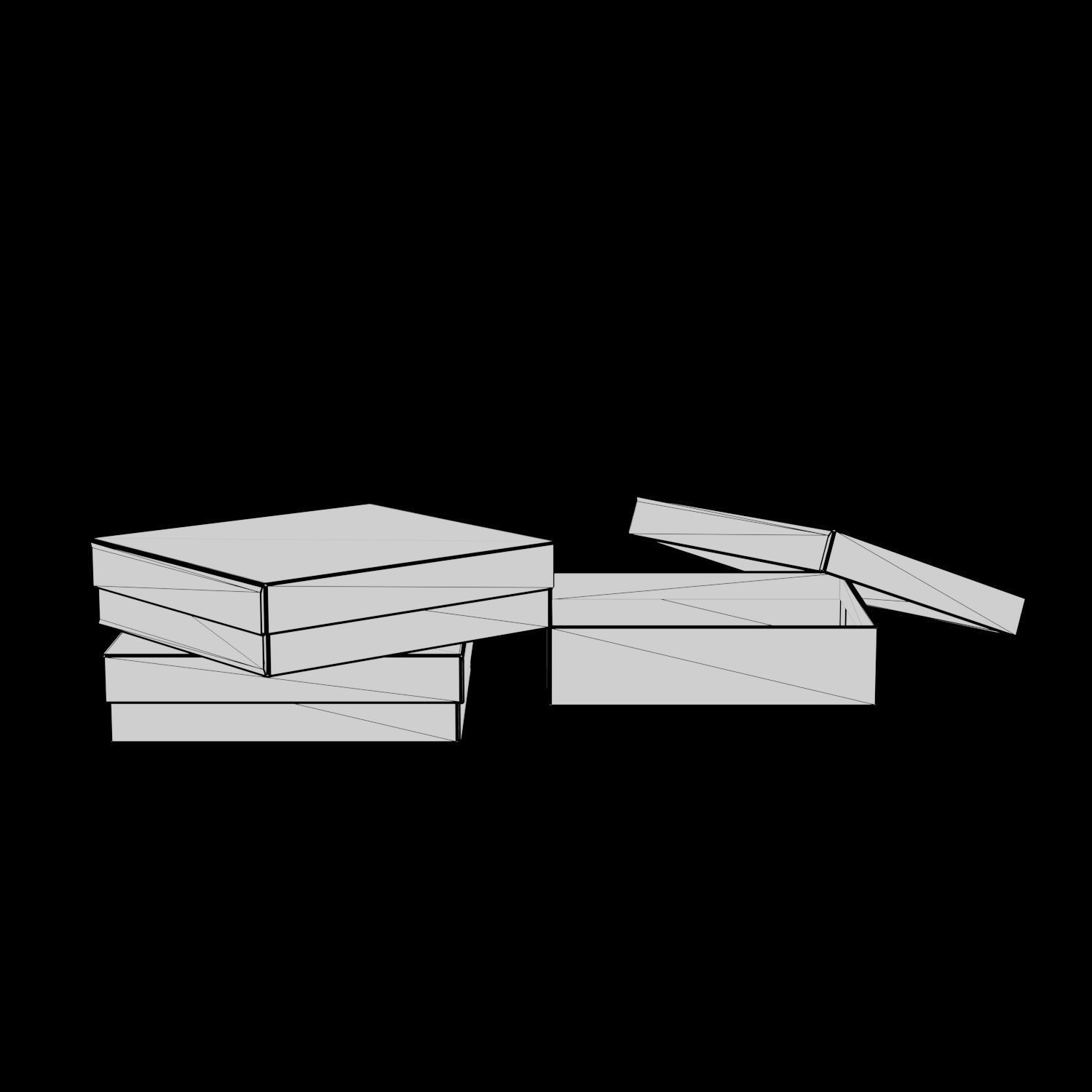 2 Piece Rigid Box Premium - Package 3D model 3D model_5