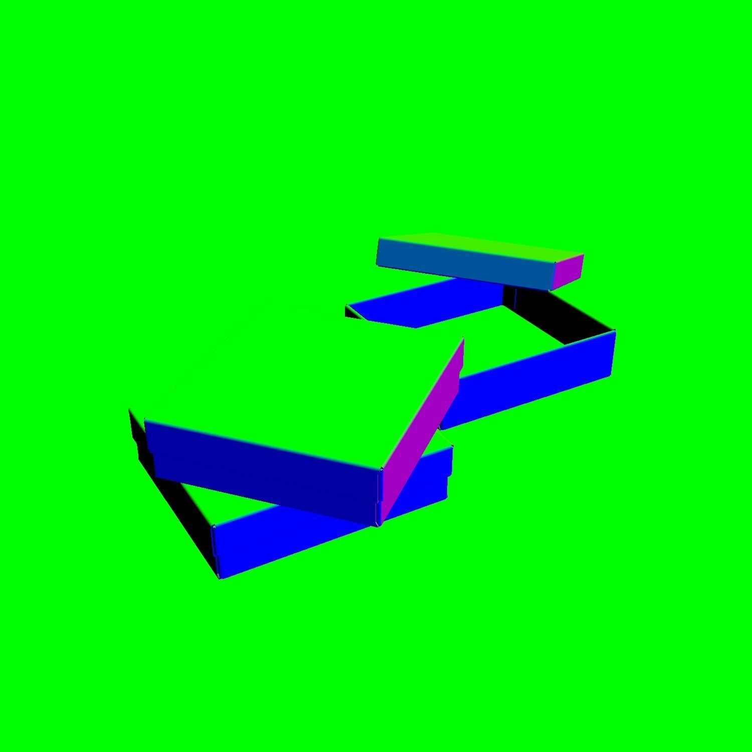 2 Piece Rigid Box Premium - Package 3D model 3D model_9