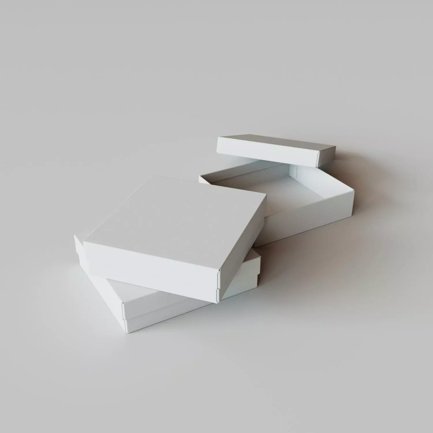 2 Piece Rigid Box Premium - Package 3D model 3D model_0