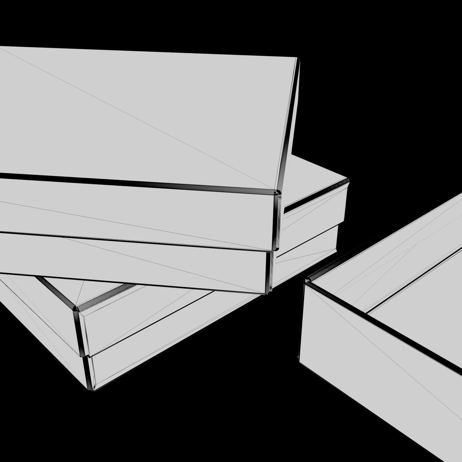 2 Piece Rigid Box Premium - Package 3D model 3D model_6