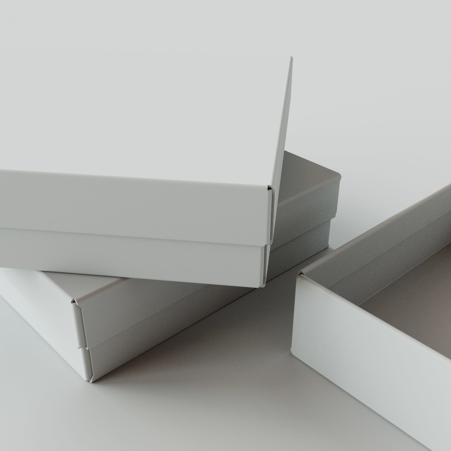 2 Piece Rigid Box Premium - Package 3D model 3D model_2