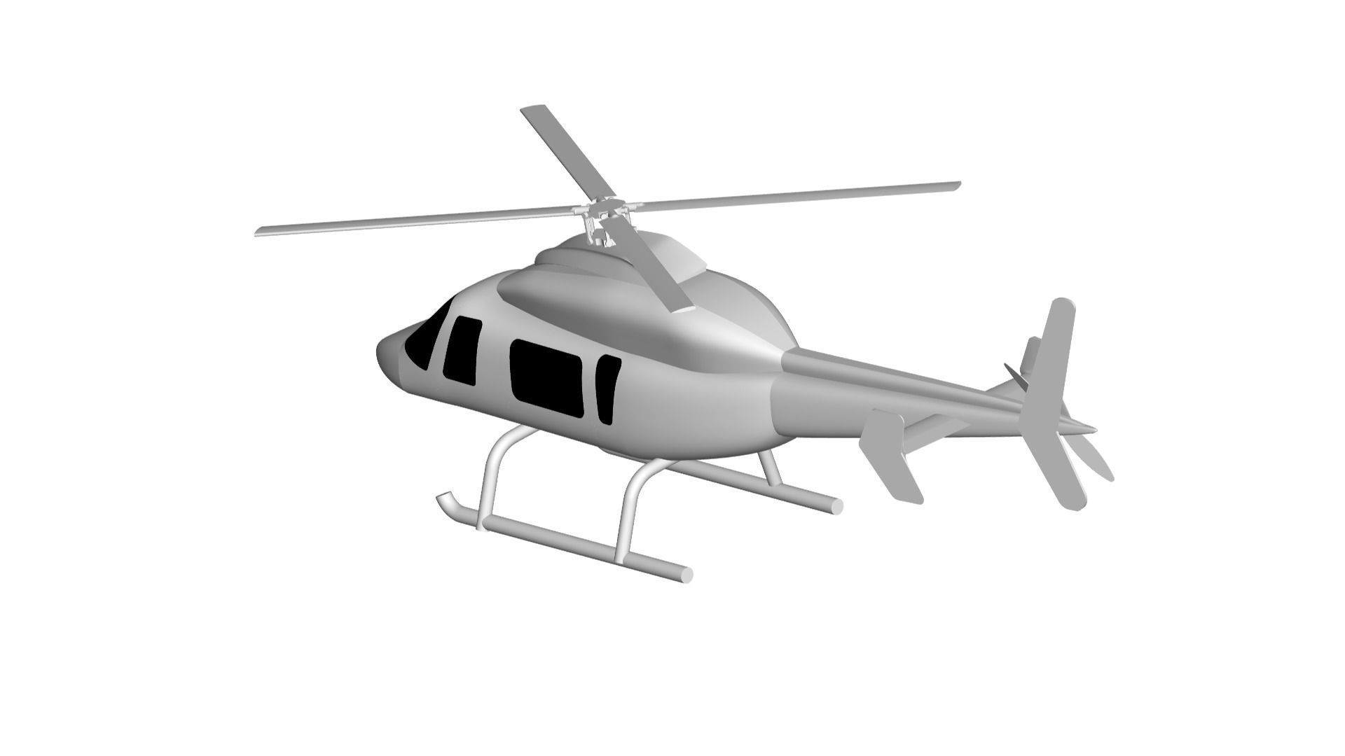 Bell 427 3D model_2