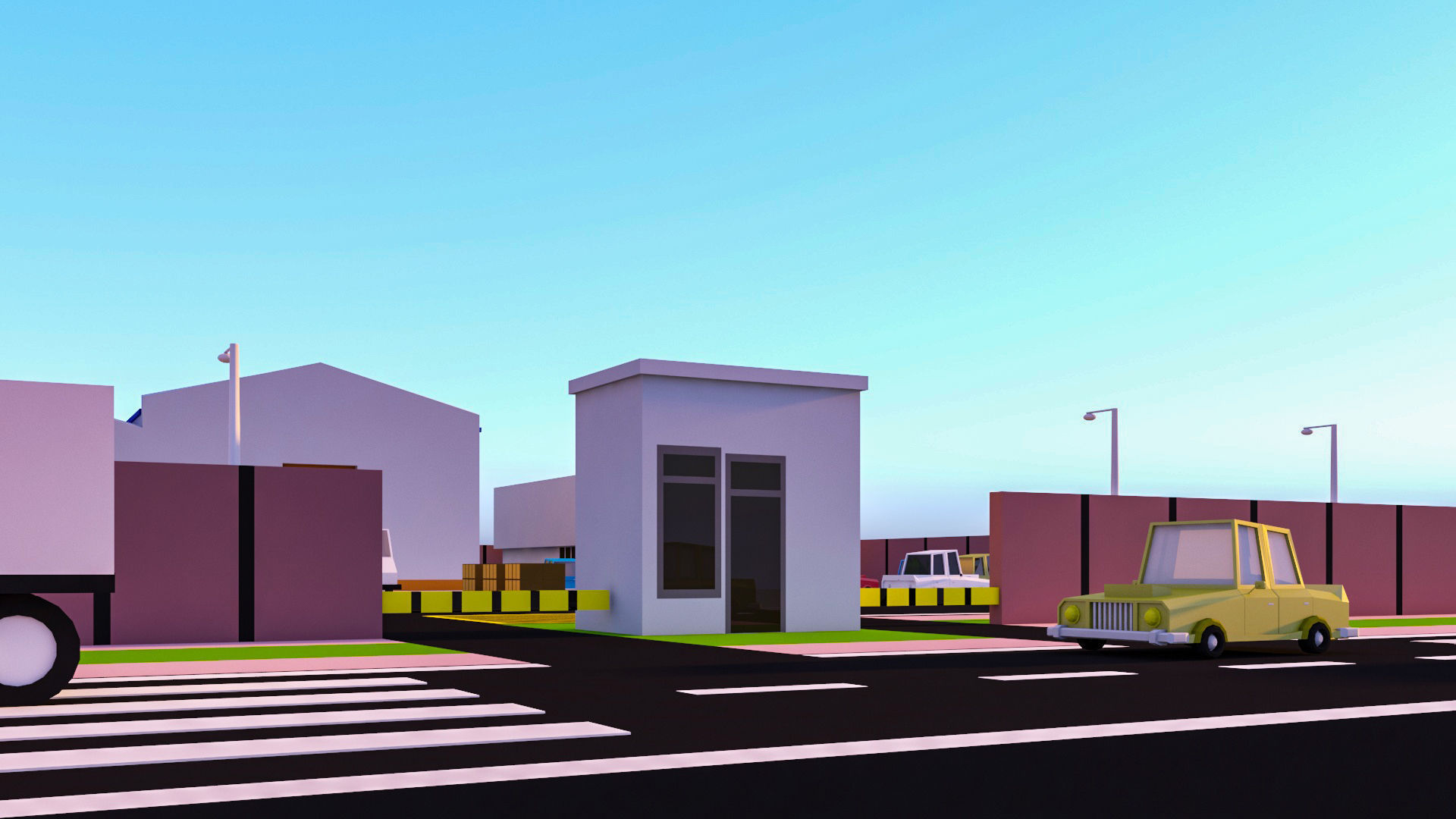 Low Poly factory- Low Poly Assets Low-poly 3D model Low-poly 3D model_12