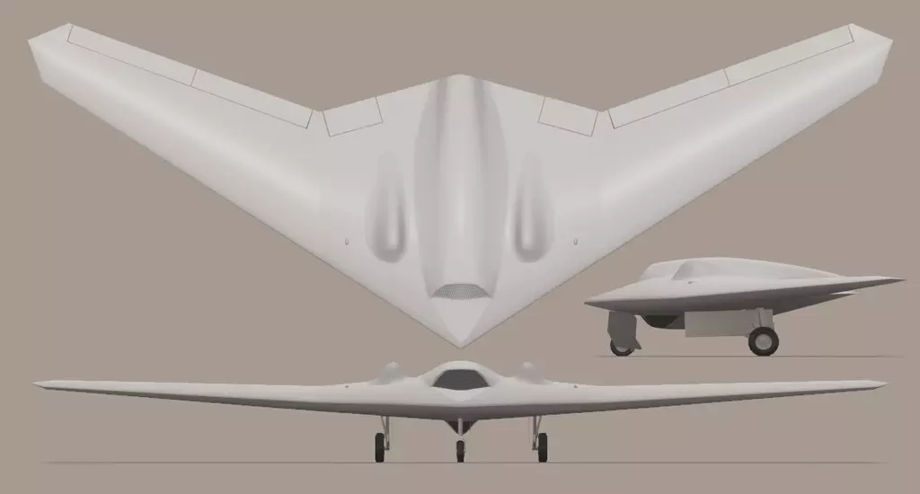 Lockheed Martin RQ-170 Sentinel 3D model_0