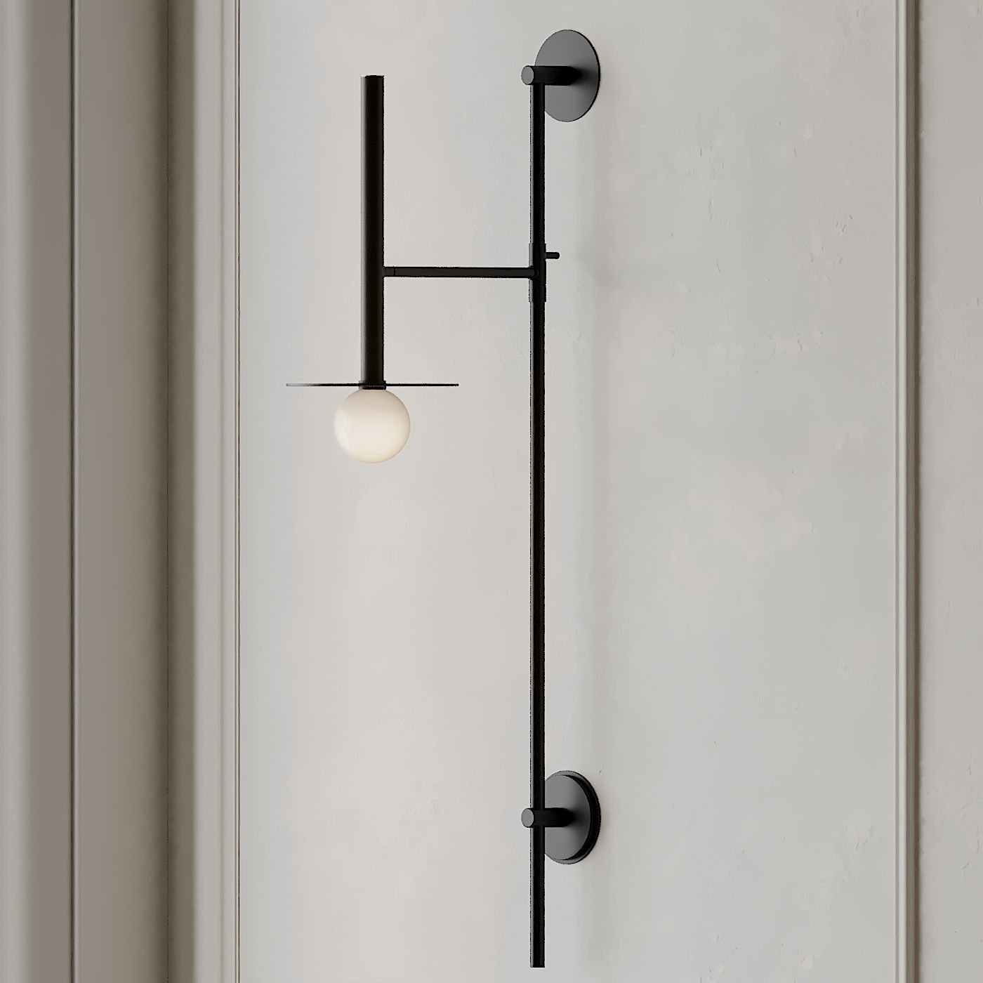 LUMINAIRE MURAL PIVOTANT NODES KC1031MBK Wall Sconce 3D model_3