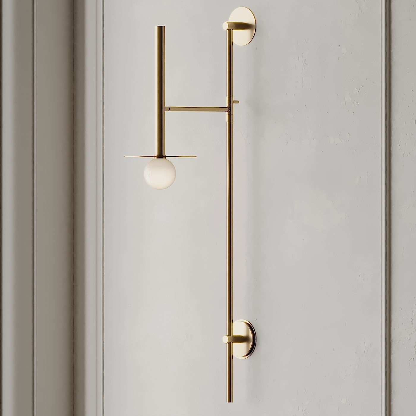 LUMINAIRE MURAL PIVOTANT NODES KC1031MBK Wall Sconce 3D model_2