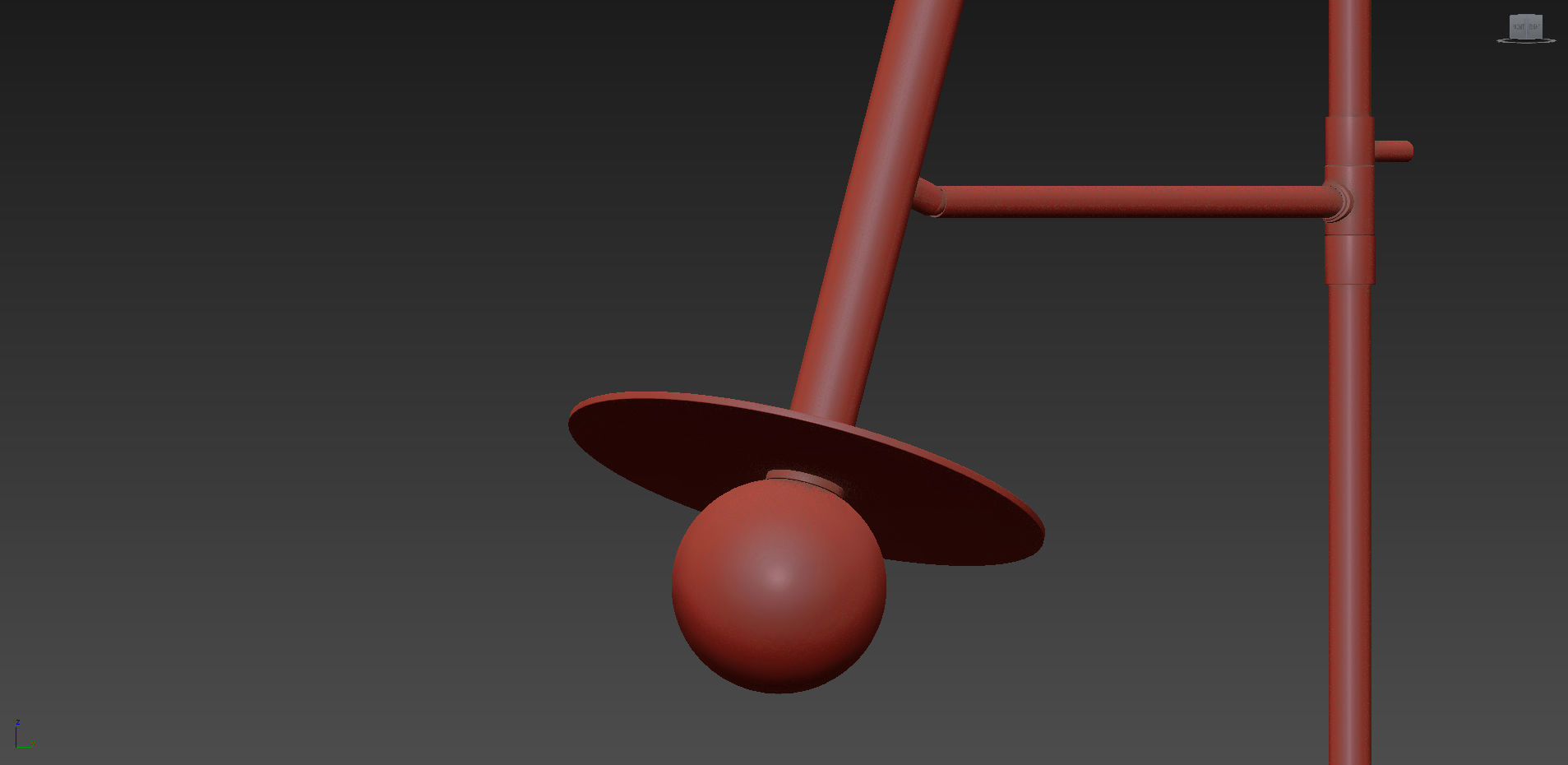 LUMINAIRE MURAL PIVOTANT NODES KC1031MBK Wall Sconce 3D model_4