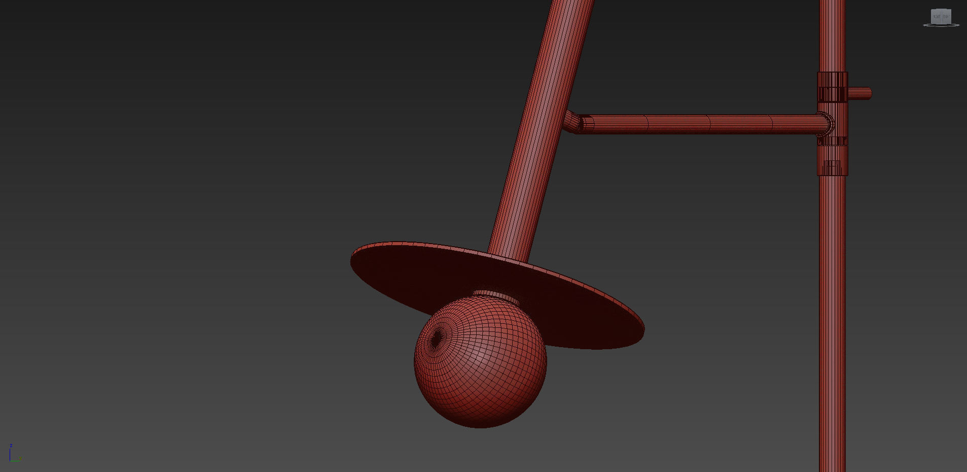 LUMINAIRE MURAL PIVOTANT NODES KC1031MBK Wall Sconce 3D model_5