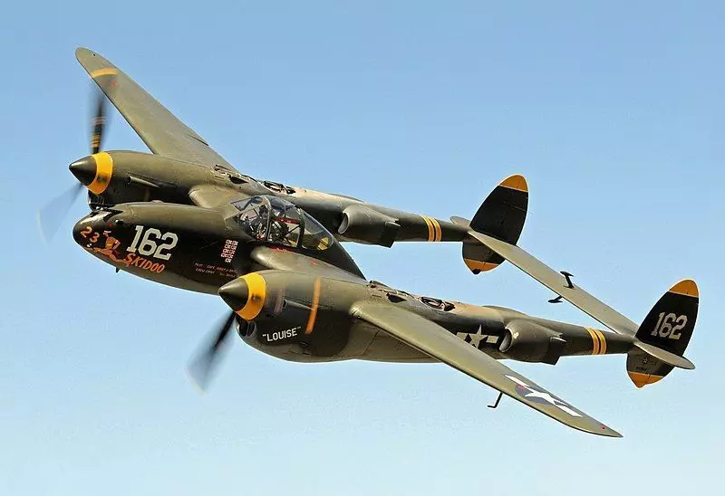 Lockheed P-38 Lightning 3D model_0