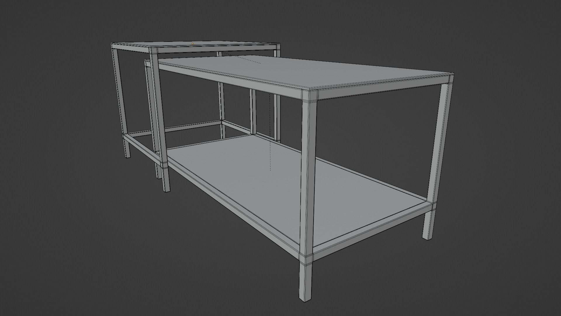 Glass table Free 3D model_16