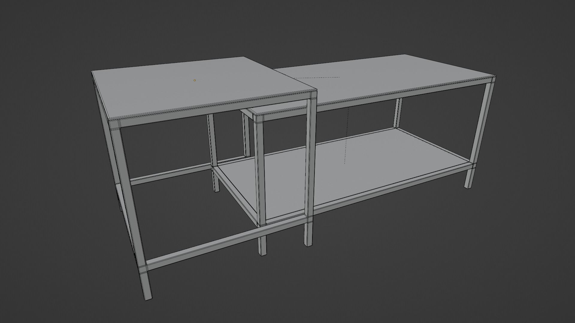 Glass table Free 3D model_14