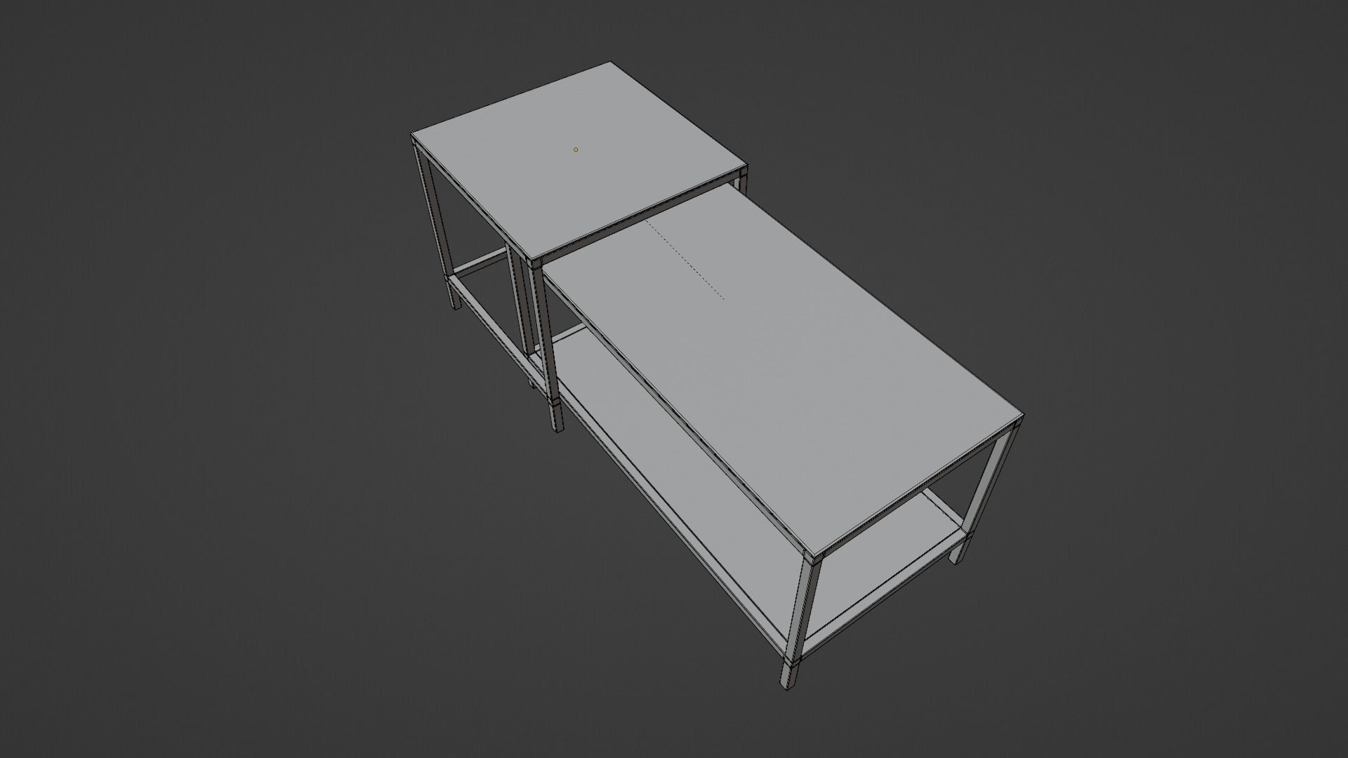 Glass table Free 3D model_15