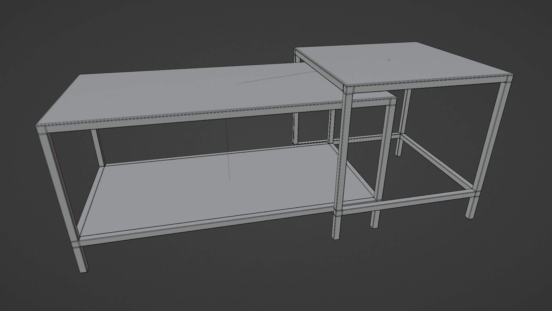 Glass table Free 3D model_11
