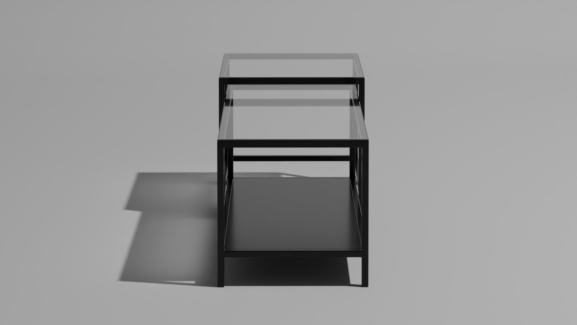 Glass table Free 3D model_4