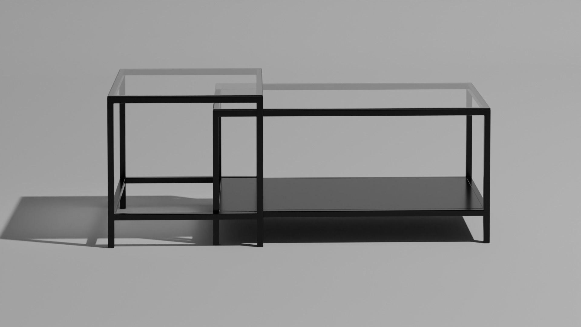 Glass table Free 3D model_3