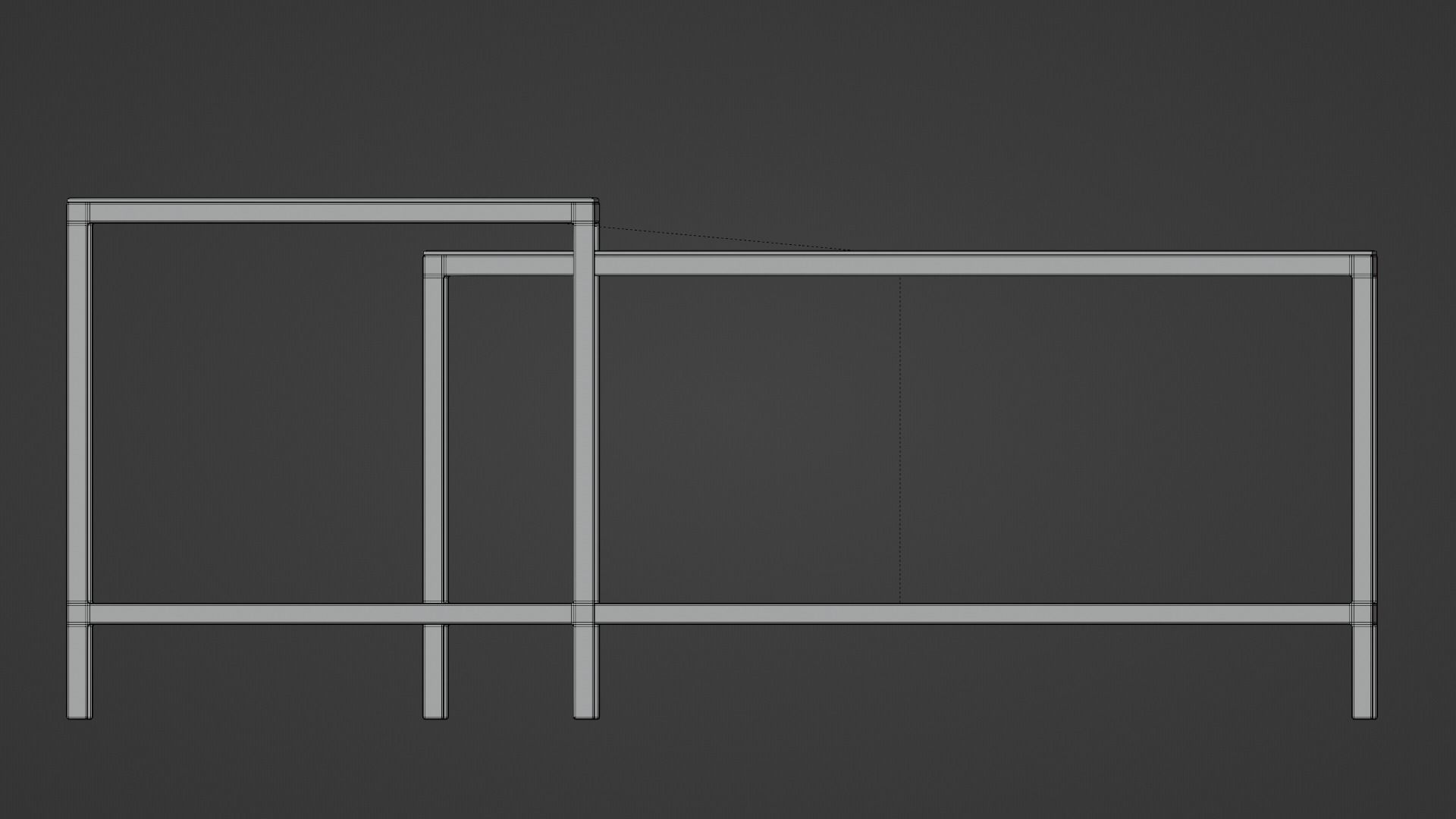 Glass table Free 3D model_19