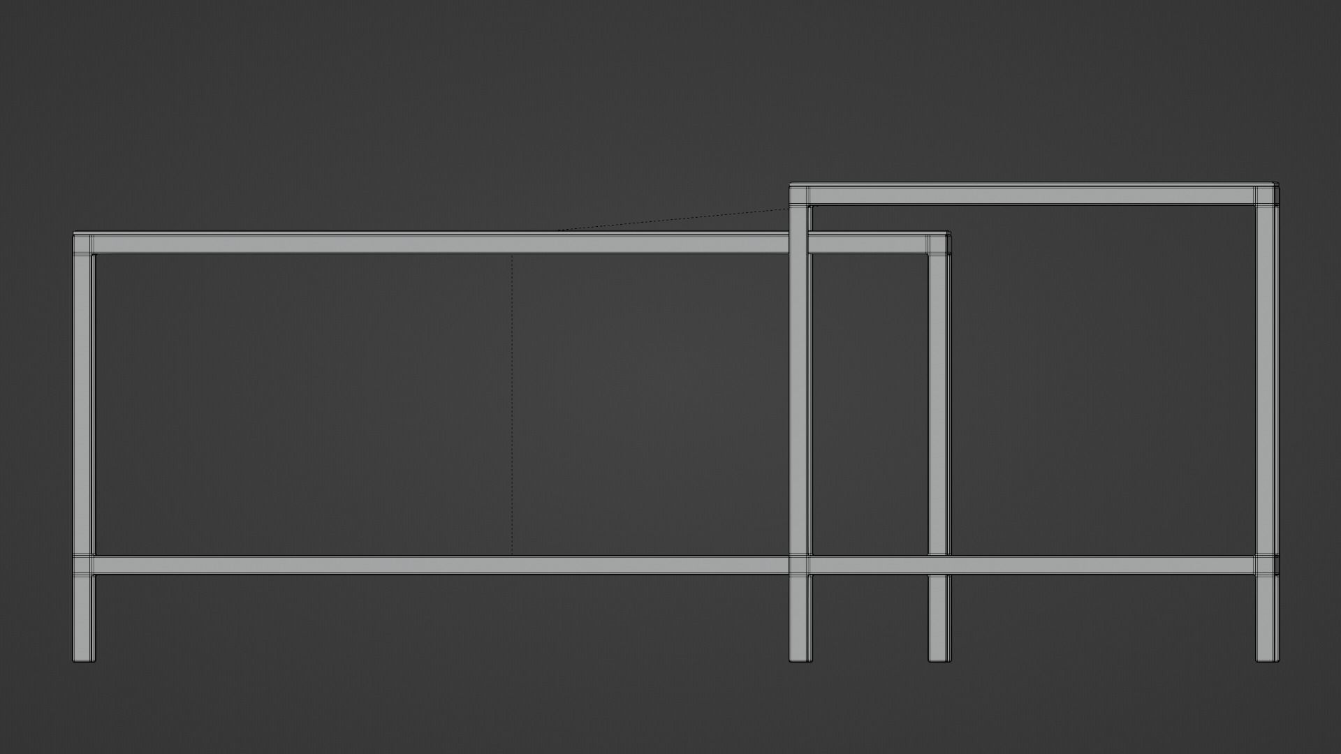 Glass table Free 3D model_18