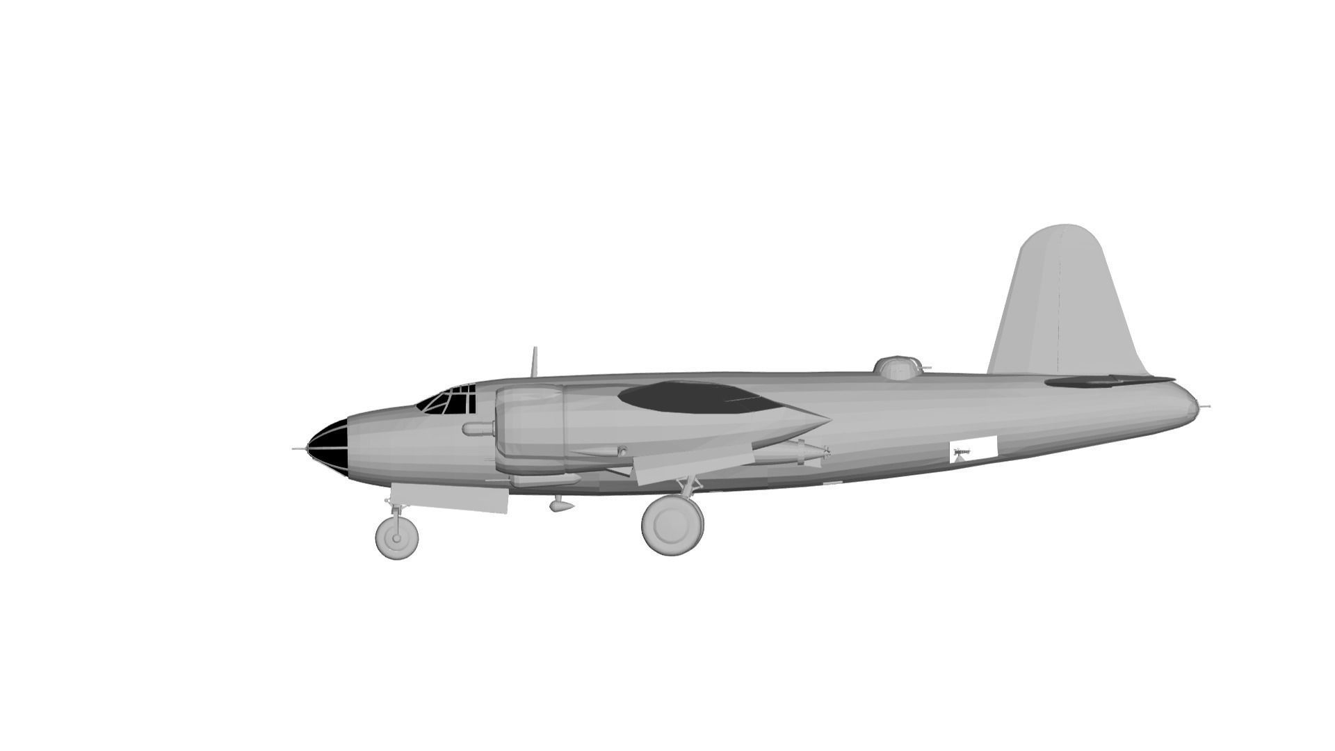 Martin B-26 Marauder 3D model_2