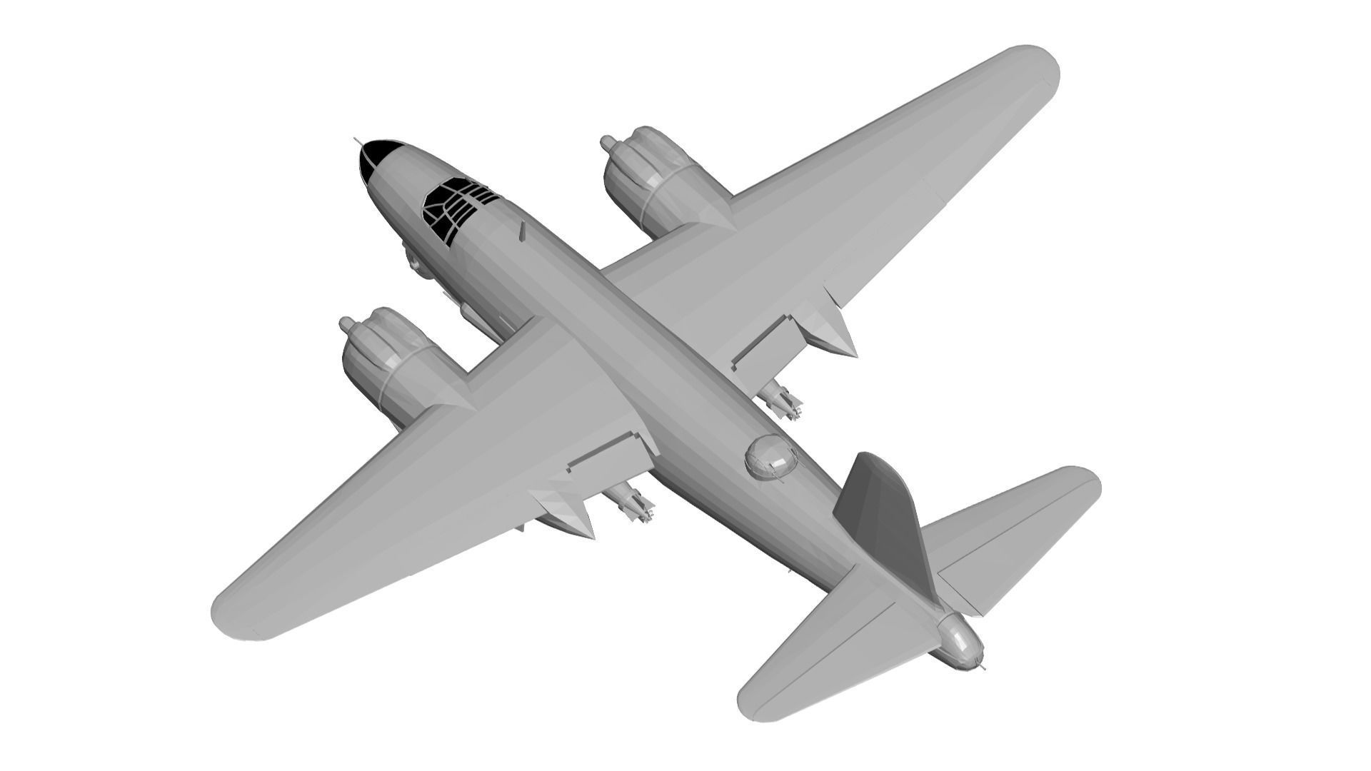 Martin B-26 Marauder 3D model_3