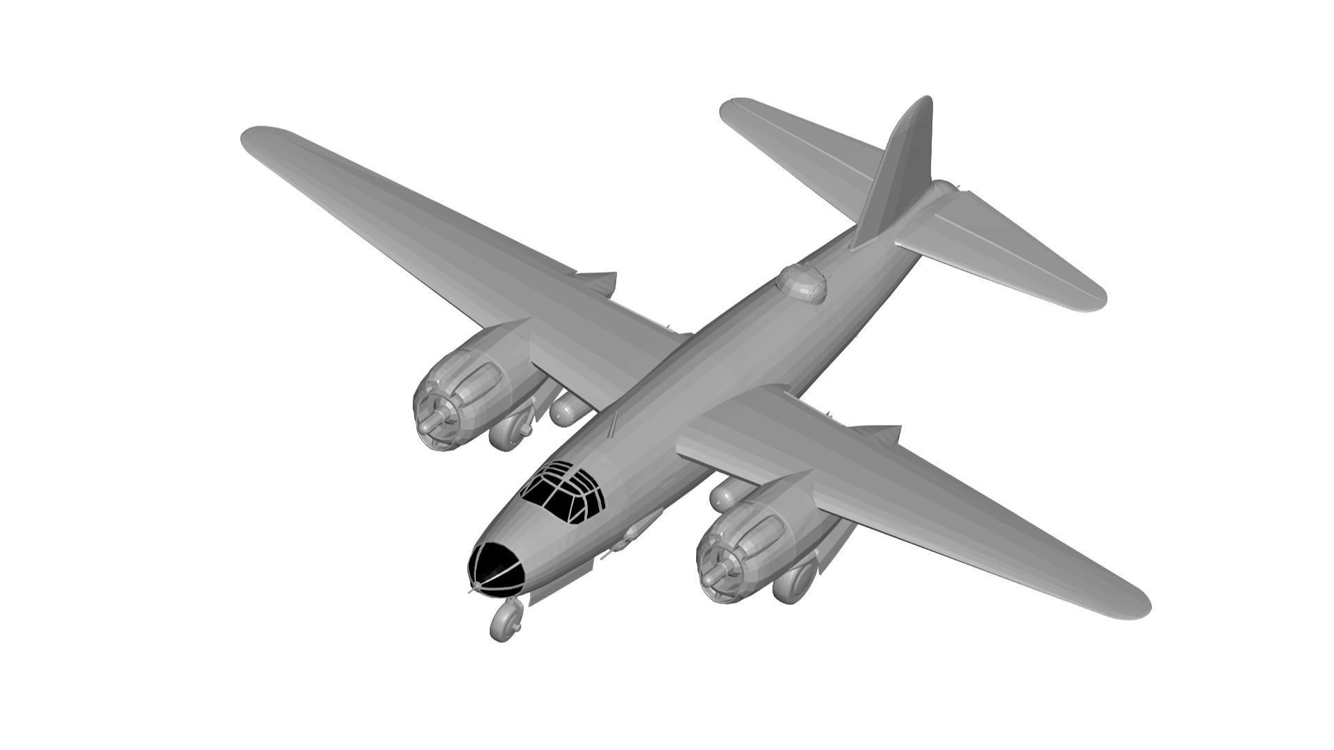Martin B-26 Marauder 3D model_1