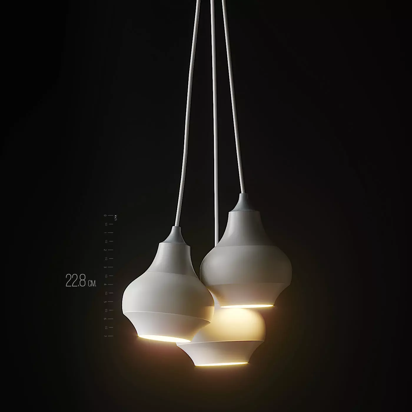  Cirque Pendant Light 3 Size by Louis Poulsen 3D model_0