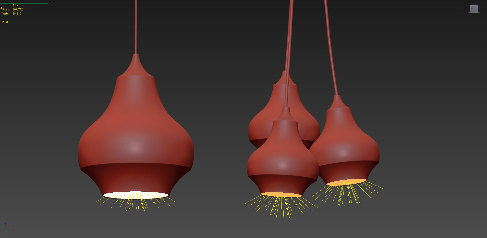  Cirque Pendant Light 3 Size by Louis Poulsen 3D model_6