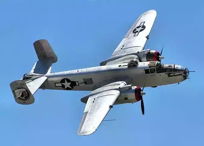 North American B-25 Mitchell 3D model