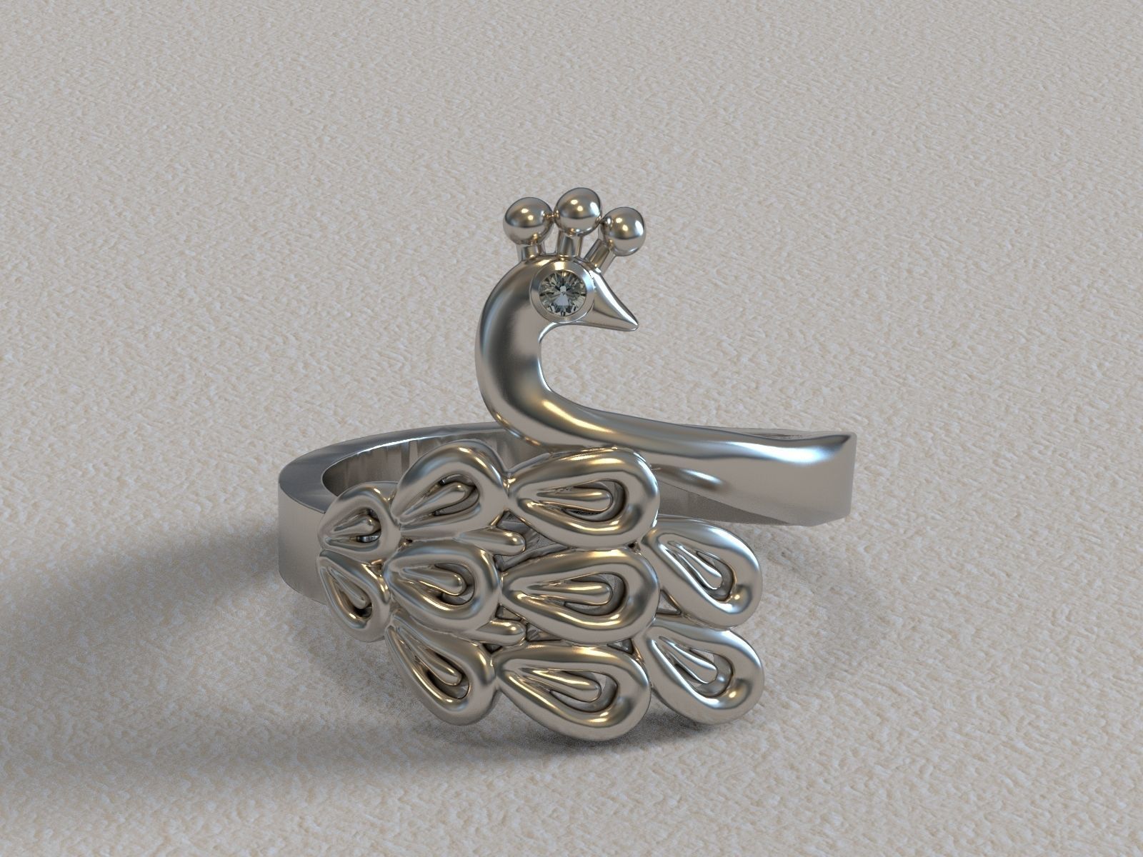 Swan Ring - Anillo Cisne 3D print model_5