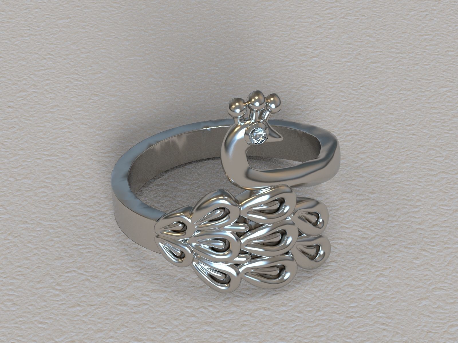 Swan Ring - Anillo Cisne 3D print model_7