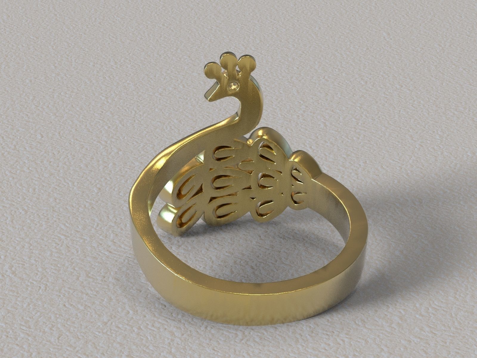 Swan Ring - Anillo Cisne 3D print model_11