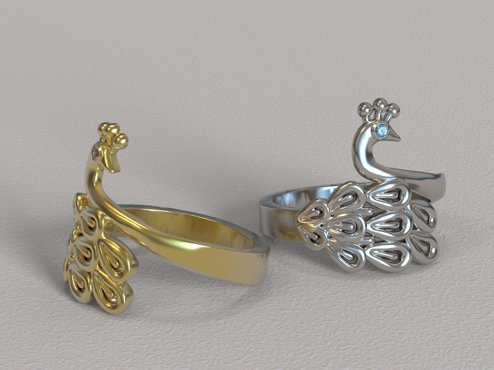 Swan Ring - Anillo Cisne 3D print model_1