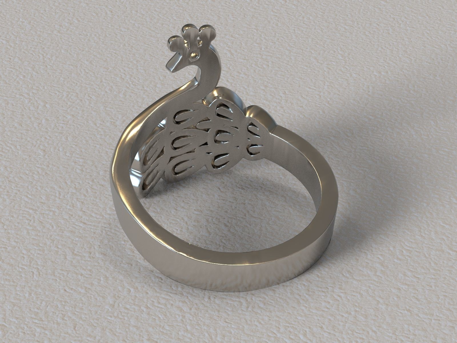 Swan Ring - Anillo Cisne 3D print model_14