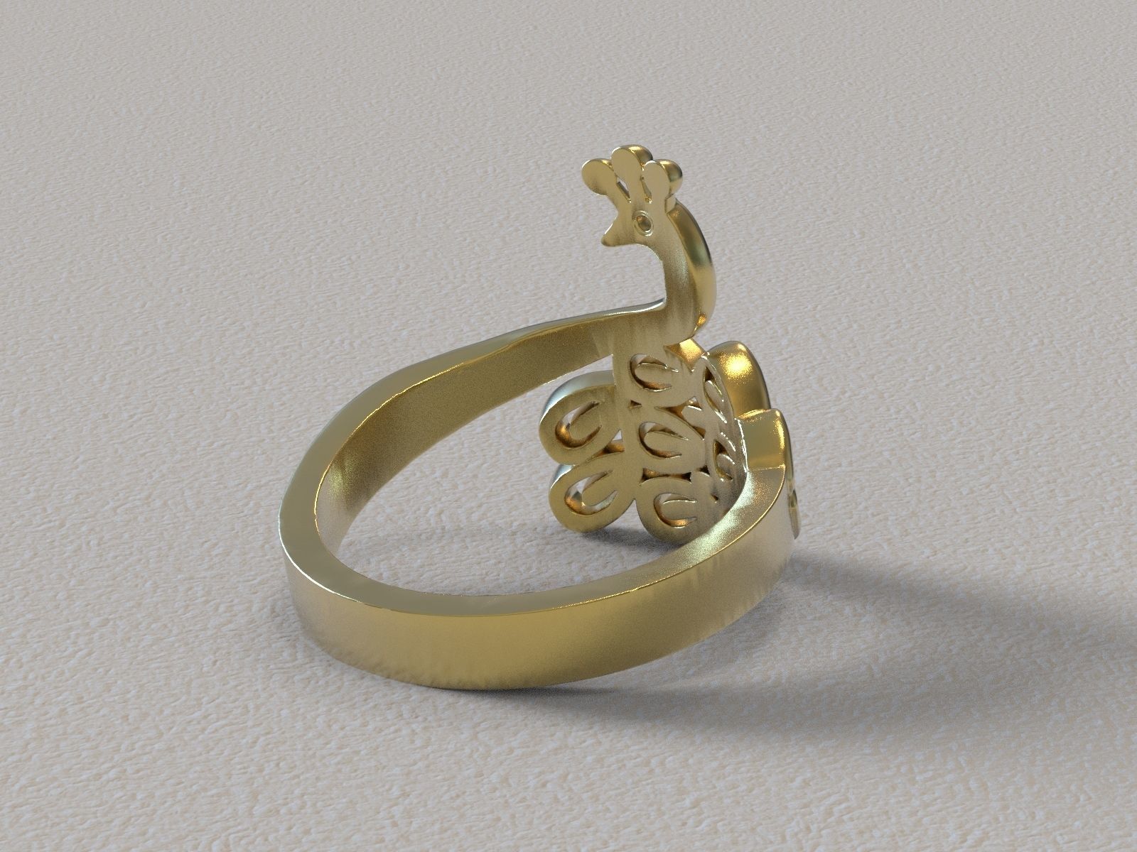 Swan Ring - Anillo Cisne 3D print model_12