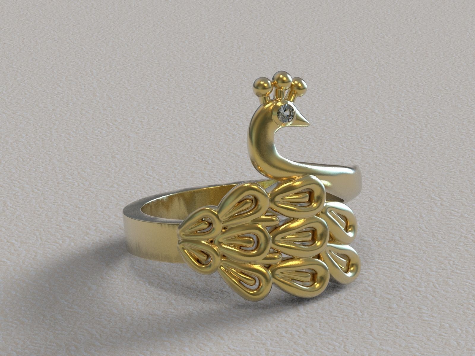 Swan Ring - Anillo Cisne 3D print model_6
