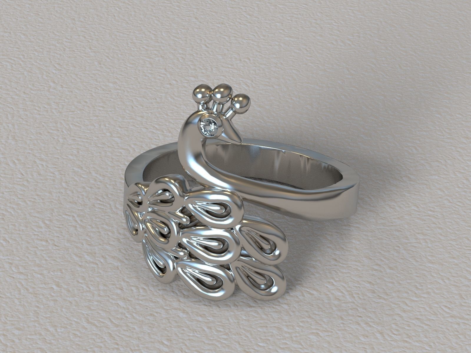 Swan Ring - Anillo Cisne 3D print model_9