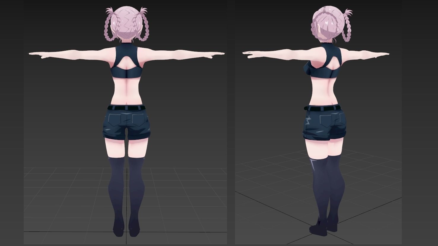 Nazuna Nanakusa Call of the Night VRChat 3D model_2