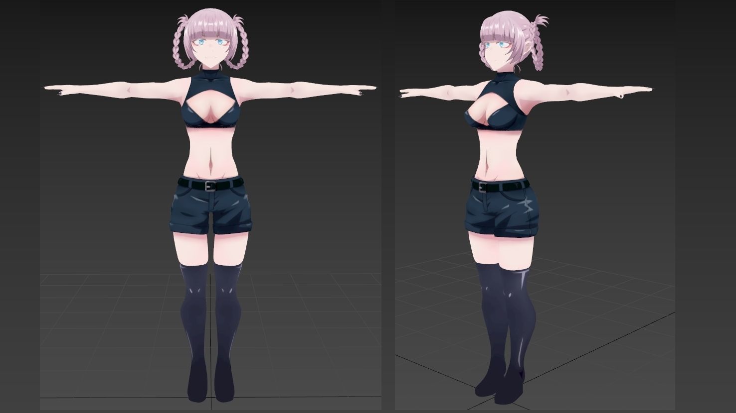Nazuna Nanakusa Call of the Night VRChat 3D model_1