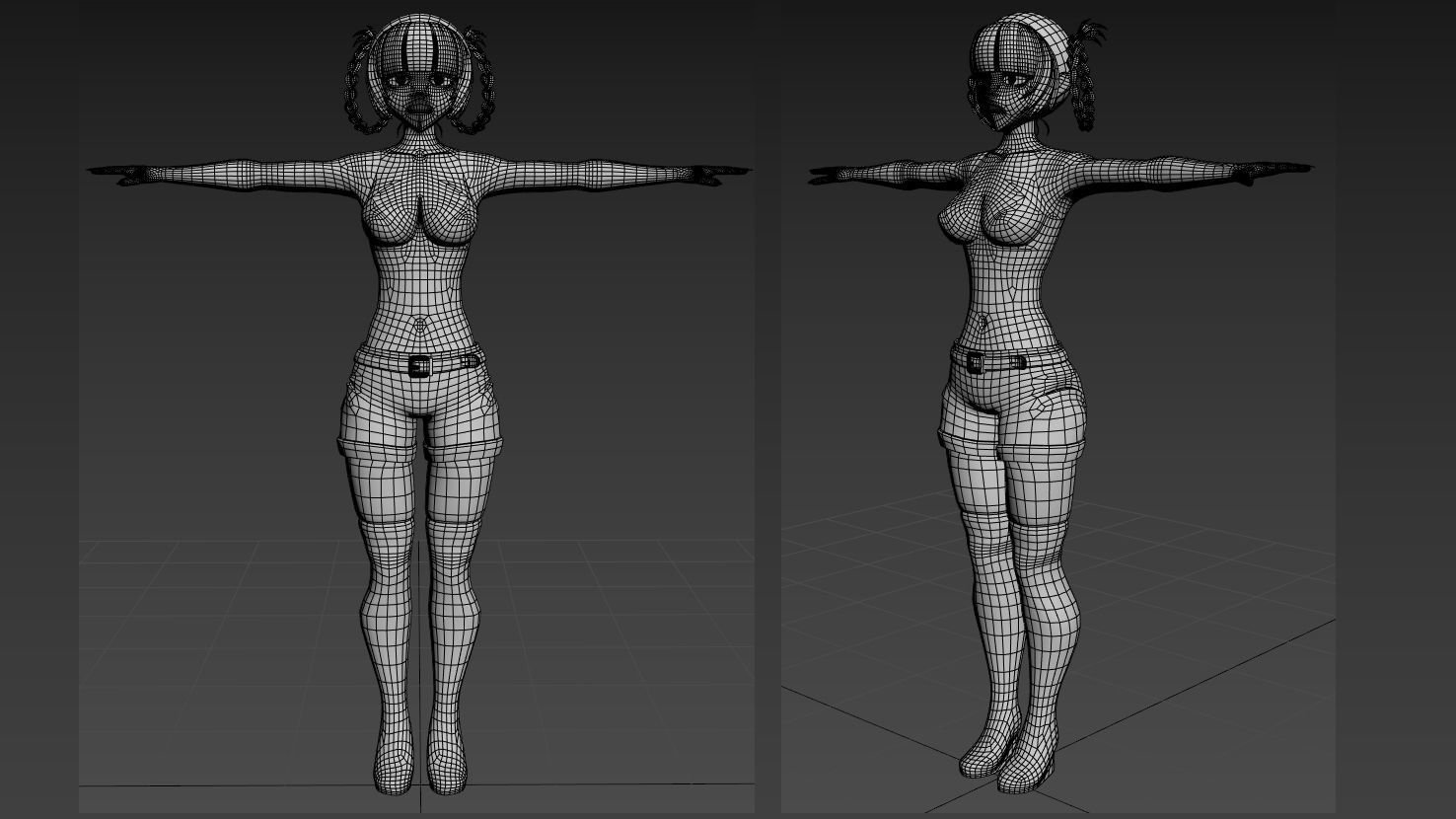 Nazuna Nanakusa Call of the Night VRChat 3D model_4