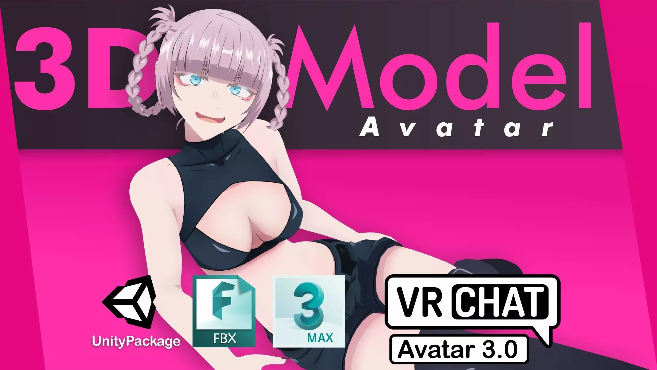 Nazuna Nanakusa Call of the Night VRChat 3D model_0